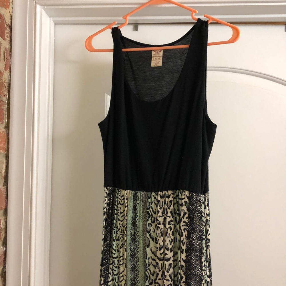 Cheetah maxi dress